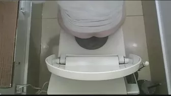 15378833 Uncensored multi-convenience store toilet 4 turtle Western style toilet voyeur