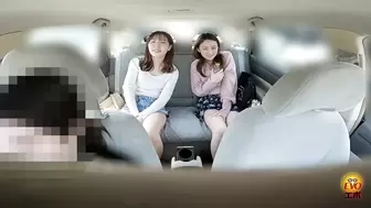 DLEE-769 08 Shameful pee leak in front of a friend. Wet incident between girlfriends inside the car.