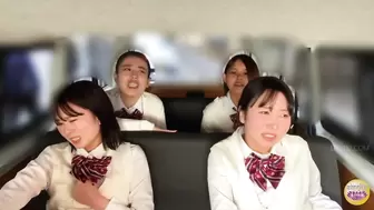 DLSL-627 01 Schoolgirl panics and pisses herself in a moving vehicle.