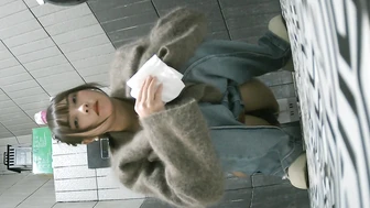 Front and rear view asian toilet 3