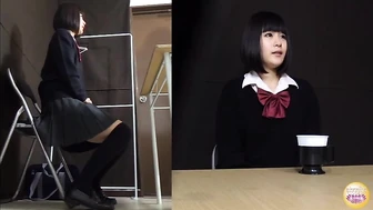 DLSL-343 01 Embarrassing incontinence!! Part-time job interview · I peed during my nursing training