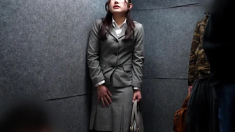 OJHI-518 01 Elevator stops, pee holding panic, emergency escape part 8