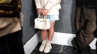 OJHI-518 02 Elevator stops, pee holding panic, emergency escape part 8