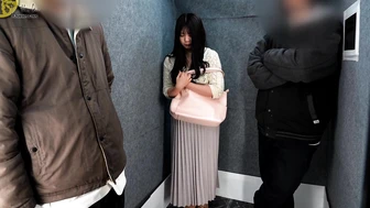 OJHI-518 04 Elevator stops, pee holding panic, emergency escape part 8