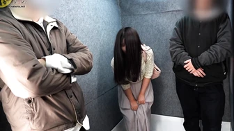 OJHI-518 04 Elevator stops, pee holding panic, emergency escape part 8, JAV Collection, PissRIP