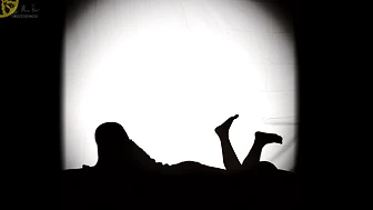 OJHI-821 01 Real-life silhouettes – shadow puppets depicting urination