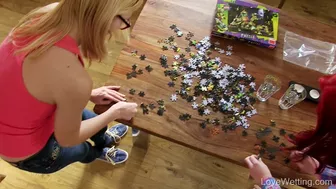 Izzy Delphine + Morgan Blanchette - Jigsaw & two girls