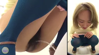 DLSL-027 04 Women jumping into the toilet cabin on the edge of the bladder limit